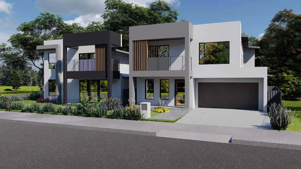 Hebersham duplex render